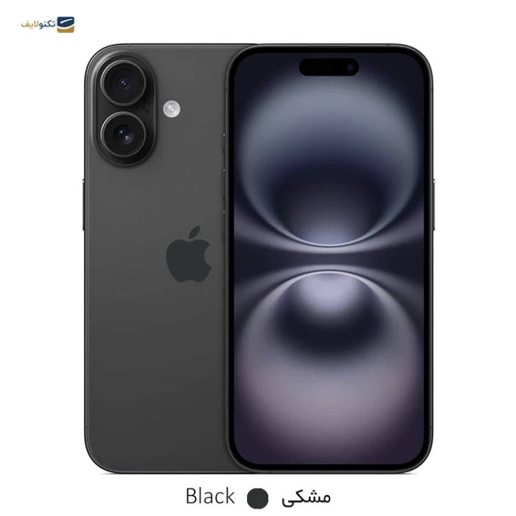گوشی موبایل اپل مدل iPhone 16 CH مشکی | دو سیم کارت ظرفیت 128 گیگابایت و رم 8 گیگابایت